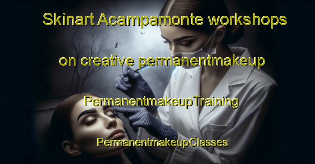 Skinart Acampamonte workshops on creative permanentmakeup | PermanentmakeupTraining | PermanentmakeupClasses | SkinartTraining-Brazil