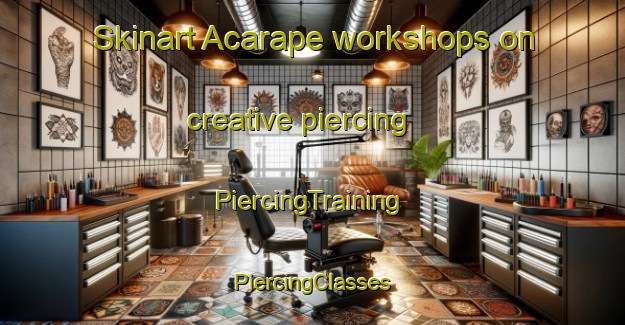 Skinart Acarape workshops on creative piercing | #PiercingTraining #PiercingClasses #SkinartTraining-Brazil