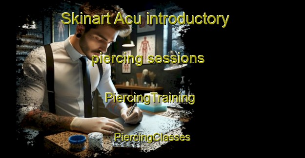 Skinart Acu introductory piercing sessions | #PiercingTraining #PiercingClasses #SkinartTraining-Brazil