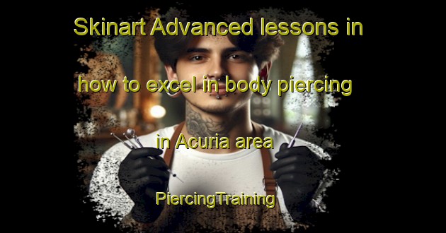 Skinart Advanced lessons in how to excel in body piercing in Acuria area | PiercingTraining | PiercingClasses | SkinartTraining-Brazil