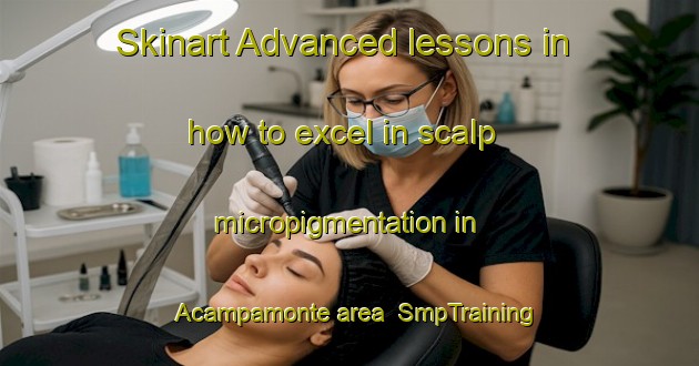Skinart Advanced lessons in how to excel in scalp micropigmentation in Acampamonte area | SmpTraining | SmpClasses | SkinartTraining-Brazil