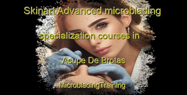 Skinart Advanced microblading specialization courses in Acupe De Brotas | #MicrobladingTraining #MicrobladingClasses #SkinartTraining-Brazil