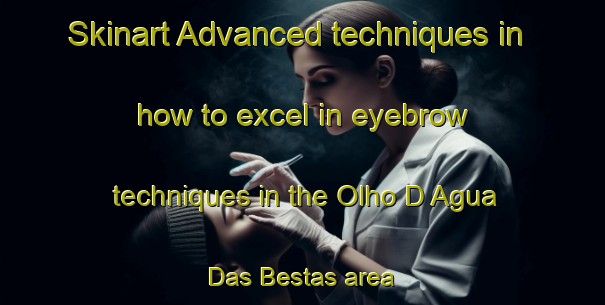 Skinart Advanced techniques in how to excel in eyebrow techniques in the Olho D Agua Das Bestas area | EyebrowTraining | EyebrowClasses | SkinartTraining-Brazil