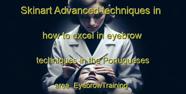 Skinart Advanced techniques in how to excel in eyebrow techniques in the Portugueses area | EyebrowTraining | EyebrowClasses | SkinartTraining-Brazil