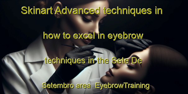 Skinart Advanced techniques in how to excel in eyebrow techniques in the Sete De Setembro area | EyebrowTraining | EyebrowClasses | SkinartTraining-Brazil