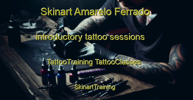 Skinart Amarelo Ferrado introductory tattoo sessions | #TattooTraining #TattooClasses #SkinartTraining-Brazil