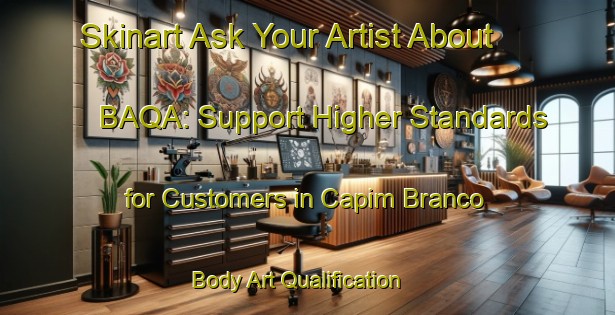 Skinart Ask Your Artist About BAQA: Support Higher Standards for Customers in Capim Branco | Body Art Qualification Authority | BAQA-Brazil