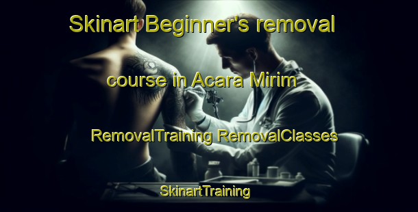 Skinart Beginner's removal course in Acara Mirim | #RemovalTraining #RemovalClasses #SkinartTraining-Brazil