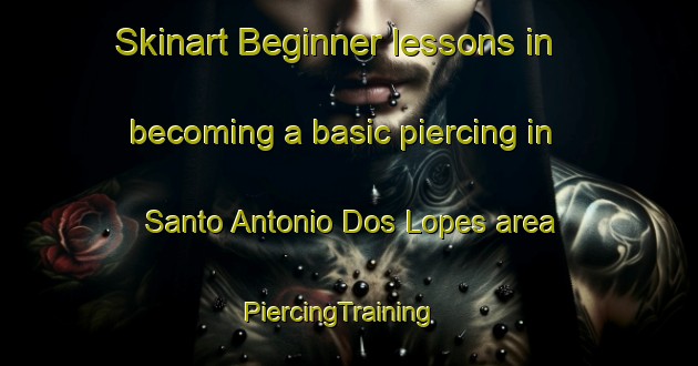 Skinart Beginner lessons in becoming a basic piercing in Santo Antonio Dos Lopes area | PiercingTraining | PiercingClasses | SkinartTraining-Brazil