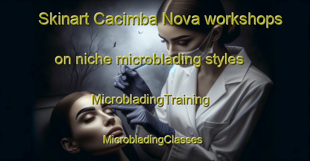 Skinart Cacimba Nova workshops on niche microblading styles | MicrobladingTraining | MicrobladingClasses | SkinartTraining-Brazil
