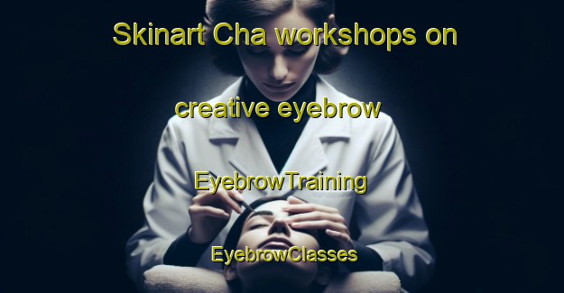 Skinart Cha workshops on creative eyebrow | EyebrowTraining | EyebrowClasses | SkinartTraining-Brazil