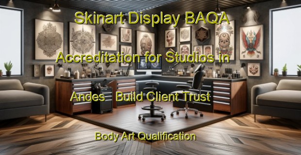 Skinart Display BAQA Accreditation for Studios in Andes - Build Client Trust | Body Art Qualification Authority | BAQA-Brazil