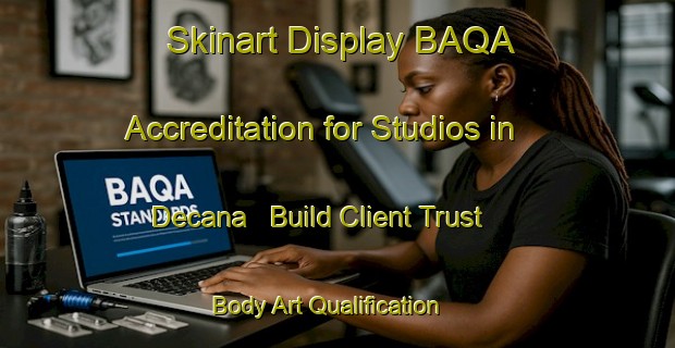 Skinart Display BAQA Accreditation for Studios in Decana - Build Client Trust | Body Art Qualification Authority | BAQA-Brazil