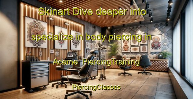 Skinart Dive deeper into specialize in body piercing in Aceme | #PiercingTraining #PiercingClasses #SkinartTraining-Brazil