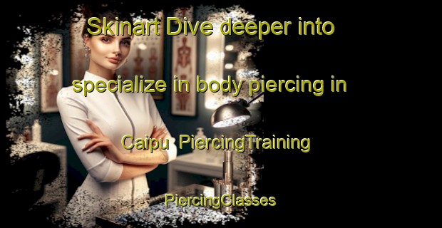 Skinart Dive deeper into specialize in body piercing in Caipu | #PiercingTraining #PiercingClasses #SkinartTraining-Brazil