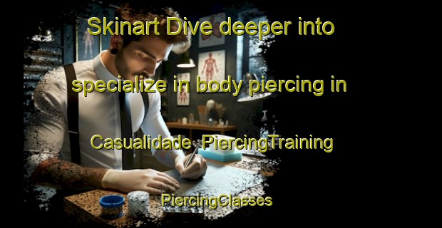 Skinart Dive deeper into specialize in body piercing in Casualidade | PiercingTraining | PiercingClasses | SkinartTraining-Brazil