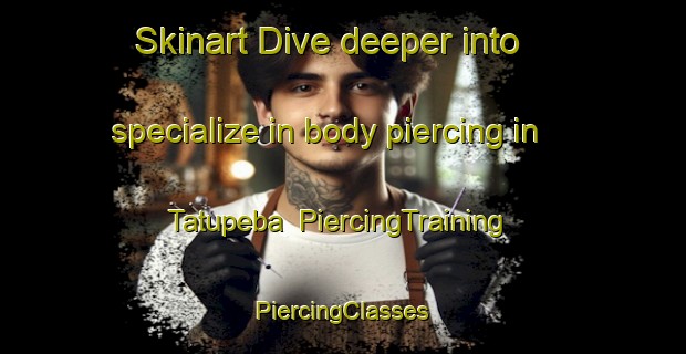 Skinart Dive deeper into specialize in body piercing in Tatupeba | #PiercingTraining #PiercingClasses #SkinartTraining-Brazil