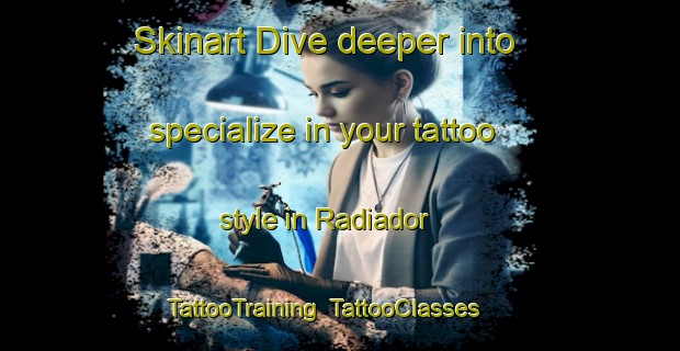 Skinart Dive deeper into specialize in your tattoo style in Radiador | TattooTraining | TattooClasses | SkinartTraining-Brazil