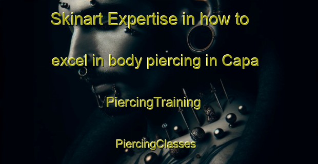 Skinart Expertise in how to excel in body piercing in Capa | PiercingTraining | PiercingClasses | SkinartTraining-Brazil