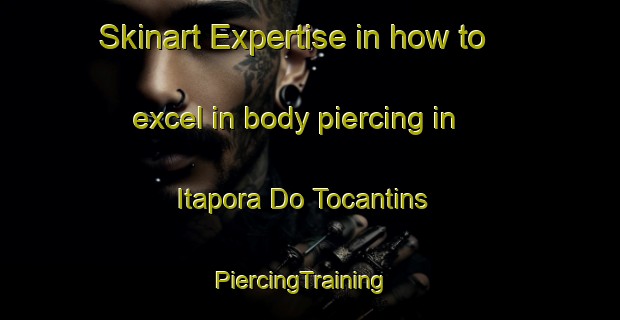 Skinart Expertise in how to excel in body piercing in Itapora Do Tocantins | PiercingTraining | PiercingClasses | SkinartTraining-Brazil