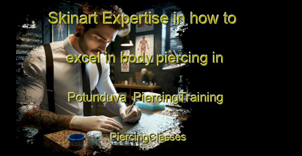 Skinart Expertise in how to excel in body piercing in Potunduva | PiercingTraining | PiercingClasses | SkinartTraining-Brazil