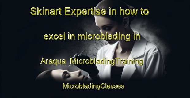 Skinart Expertise in how to excel in microblading in Araqua | MicrobladingTraining | MicrobladingClasses | SkinartTraining-Brazil