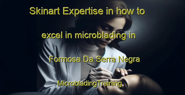 Skinart Expertise in how to excel in microblading in Formosa Da Serra Negra | MicrobladingTraining | MicrobladingClasses | SkinartTraining-Brazil