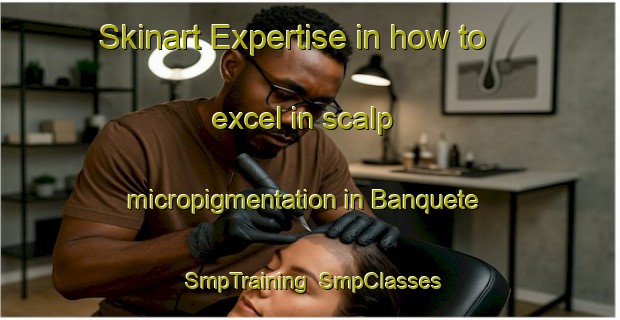 Skinart Expertise in how to excel in scalp micropigmentation in Banquete | SmpTraining | SmpClasses | SkinartTraining-Brazil