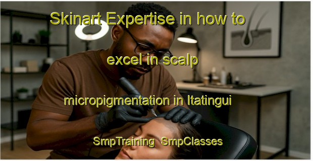 Skinart Expertise in how to excel in scalp micropigmentation in Itatingui | SmpTraining | SmpClasses | SkinartTraining-Brazil