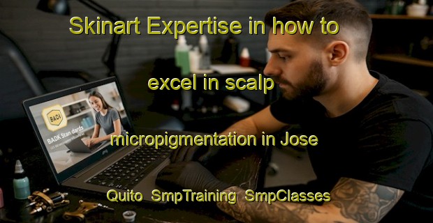 Skinart Expertise in how to excel in scalp micropigmentation in Jose Quito | SmpTraining | SmpClasses | SkinartTraining-Brazil