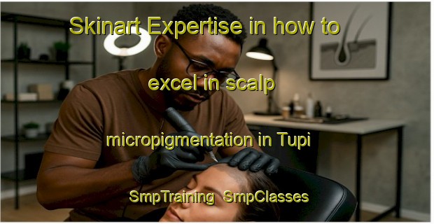 Skinart Expertise in how to excel in scalp micropigmentation in Tupi | SmpTraining | SmpClasses | SkinartTraining-Brazil