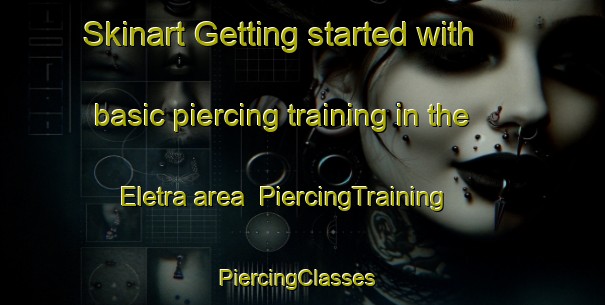 Skinart Getting started with basic piercing training in the Eletra area | PiercingTraining | PiercingClasses | SkinartTraining-Brazil