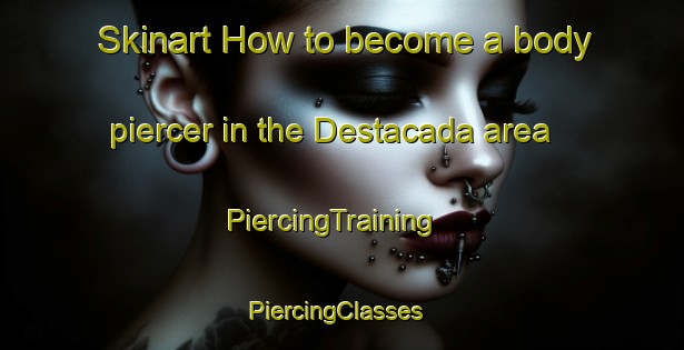 Skinart How to become a body piercer in the Destacada area | PiercingTraining | PiercingClasses | SkinartTraining-Brazil