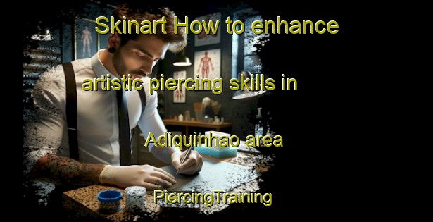 Skinart How to enhance artistic piercing skills in Adiquinhao area | #PiercingTraining #PiercingClasses #SkinartTraining-Brazil