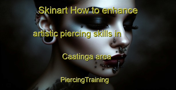 Skinart How to enhance artistic piercing skills in Caatinga area | PiercingTraining | PiercingClasses | SkinartTraining-Brazil