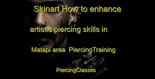 Skinart How to enhance artistic piercing skills in Matapi area | PiercingTraining | PiercingClasses | SkinartTraining-Brazil