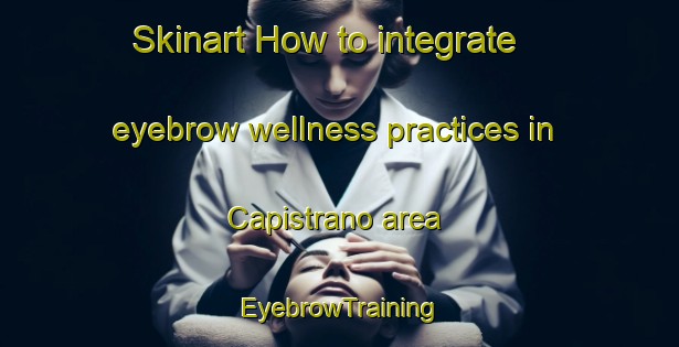 Skinart How to integrate eyebrow wellness practices in Capistrano area | EyebrowTraining | EyebrowClasses | SkinartTraining-Brazil