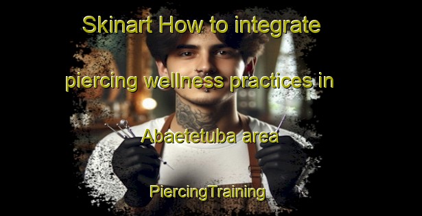 Skinart How to integrate piercing wellness practices in Abaetetuba area | #PiercingTraining #PiercingClasses #SkinartTraining-Brazil