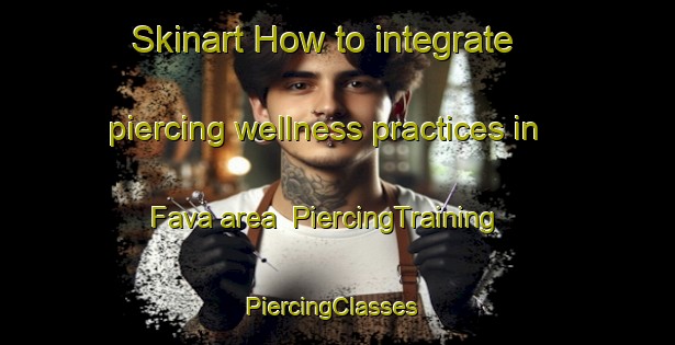 Skinart How to integrate piercing wellness practices in Fava area | PiercingTraining | PiercingClasses | SkinartTraining-Brazil