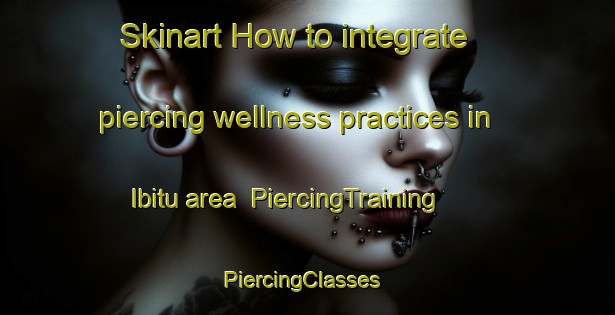 Skinart How to integrate piercing wellness practices in Ibitu area | PiercingTraining | PiercingClasses | SkinartTraining-Brazil