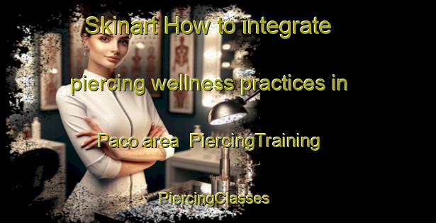 Skinart How to integrate piercing wellness practices in Paco area | PiercingTraining | PiercingClasses | SkinartTraining-Brazil