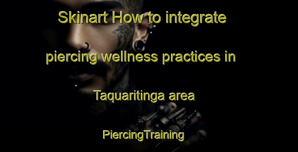 Skinart How to integrate piercing wellness practices in Taquaritinga area | PiercingTraining | PiercingClasses | SkinartTraining-Brazil