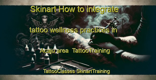 Skinart How to integrate tattoo wellness practices in Acaju area | #TattooTraining #TattooClasses #SkinartTraining-Brazil