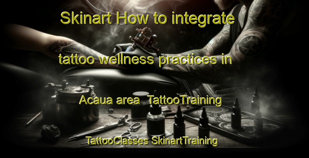 Skinart How to integrate tattoo wellness practices in Acaua area | #TattooTraining #TattooClasses #SkinartTraining-Brazil