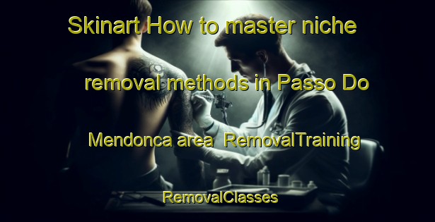 Skinart How to master niche removal methods in Passo Do Mendonca area | RemovalTraining | RemovalClasses | SkinartTraining-Brazil