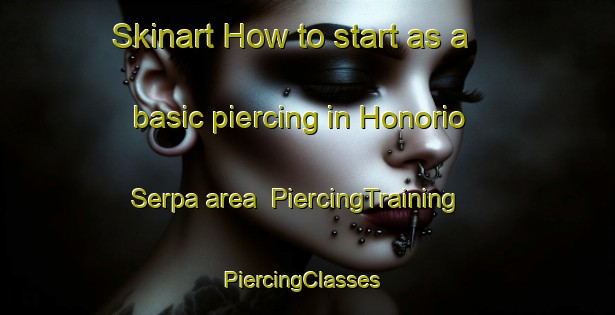 Skinart How to start as a basic piercing in Honorio Serpa area | PiercingTraining | PiercingClasses | SkinartTraining-Brazil