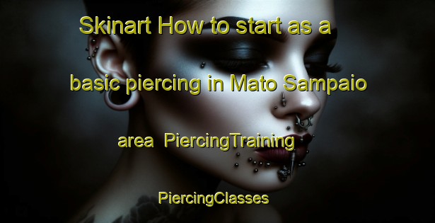 Skinart How to start as a basic piercing in Mato Sampaio area | PiercingTraining | PiercingClasses | SkinartTraining-Brazil