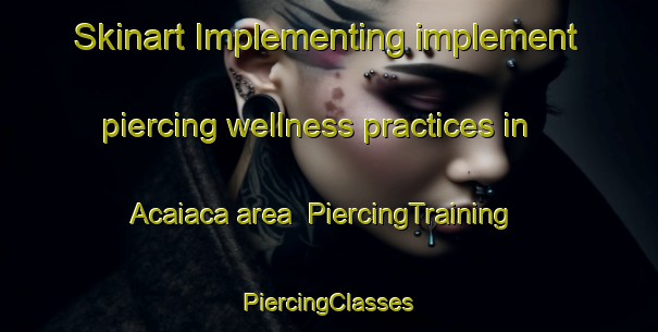 Skinart Implementing implement piercing wellness practices in Acaiaca area | #PiercingTraining #PiercingClasses #SkinartTraining-Brazil