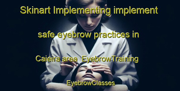 Skinart Implementing implement safe eyebrow practices in Caieira area | EyebrowTraining | EyebrowClasses | SkinartTraining-Brazil