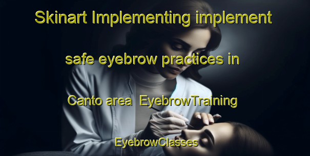 Skinart Implementing implement safe eyebrow practices in Canto area | EyebrowTraining | EyebrowClasses | SkinartTraining-Brazil